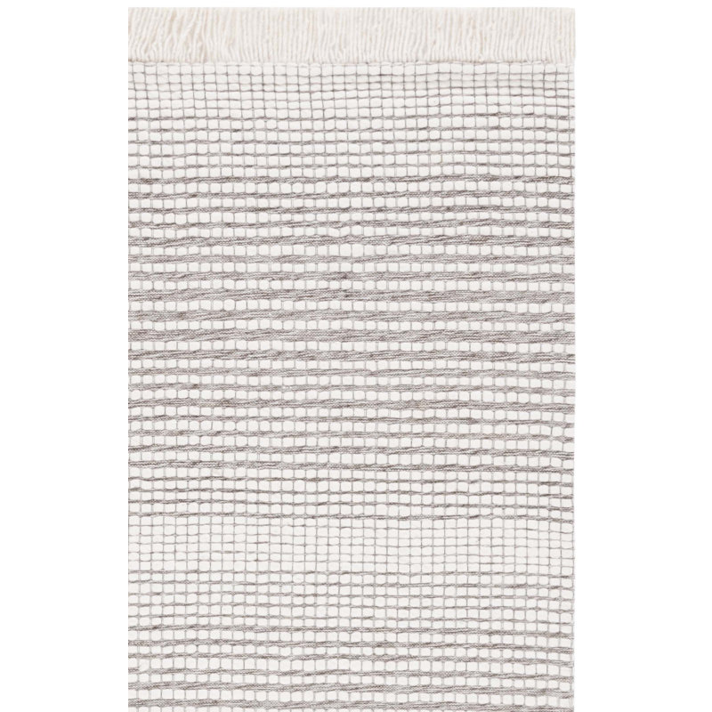 Marbella Hand Woven Wool With Cotton Cloth Backing Striped Rug, Rectangle 8' x 10'