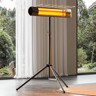 1500W Patio Infrared Heater With Adjustable Standing