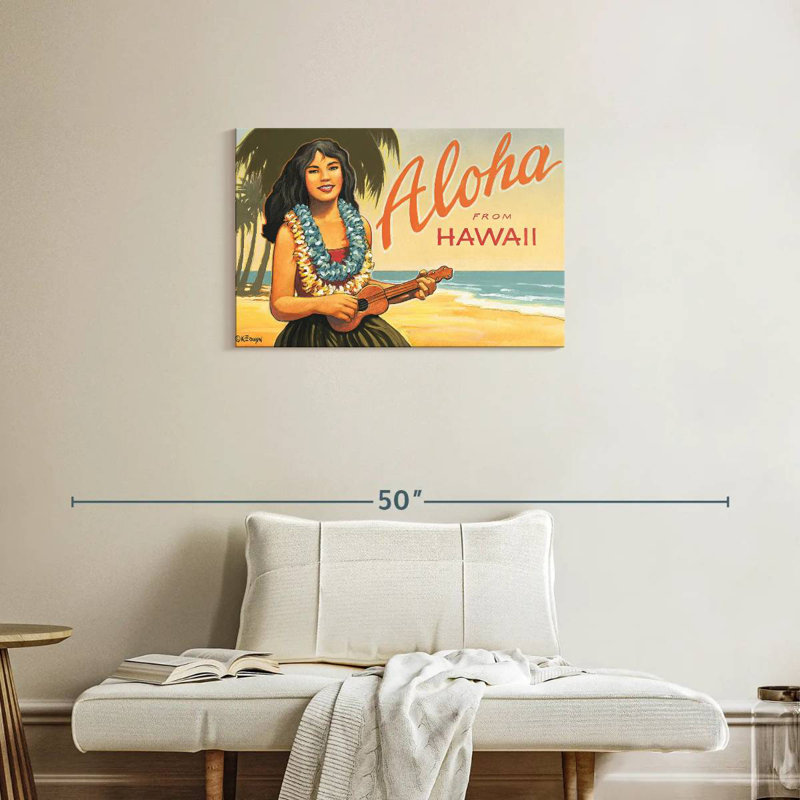 Gillard Aloha d'Hawaï II, H 20 po x l 30 po