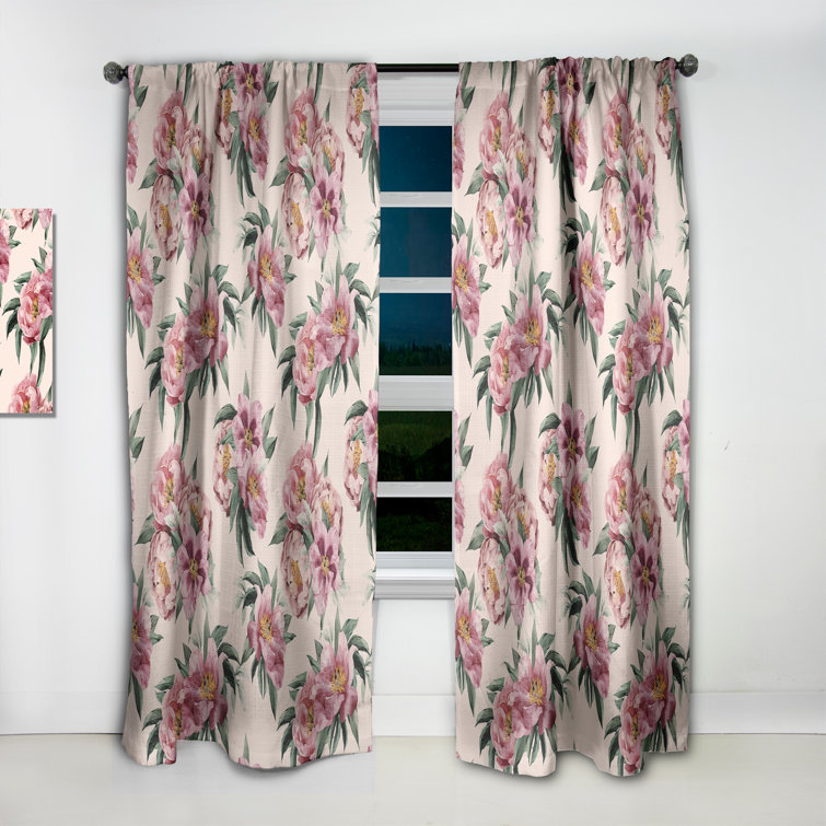 Linen Curtain East Urban Home Size per Panel: 52 W x 84 L