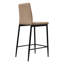 Upholstered Bar Stool with Iron Frame-362465505
