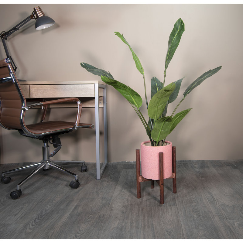 Kulick Ceramic Pot Planter, Walnut