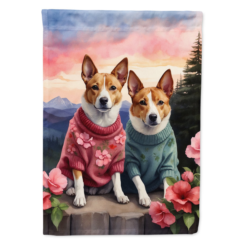 Drapeau pour chien double face H 40 po x l 28 po