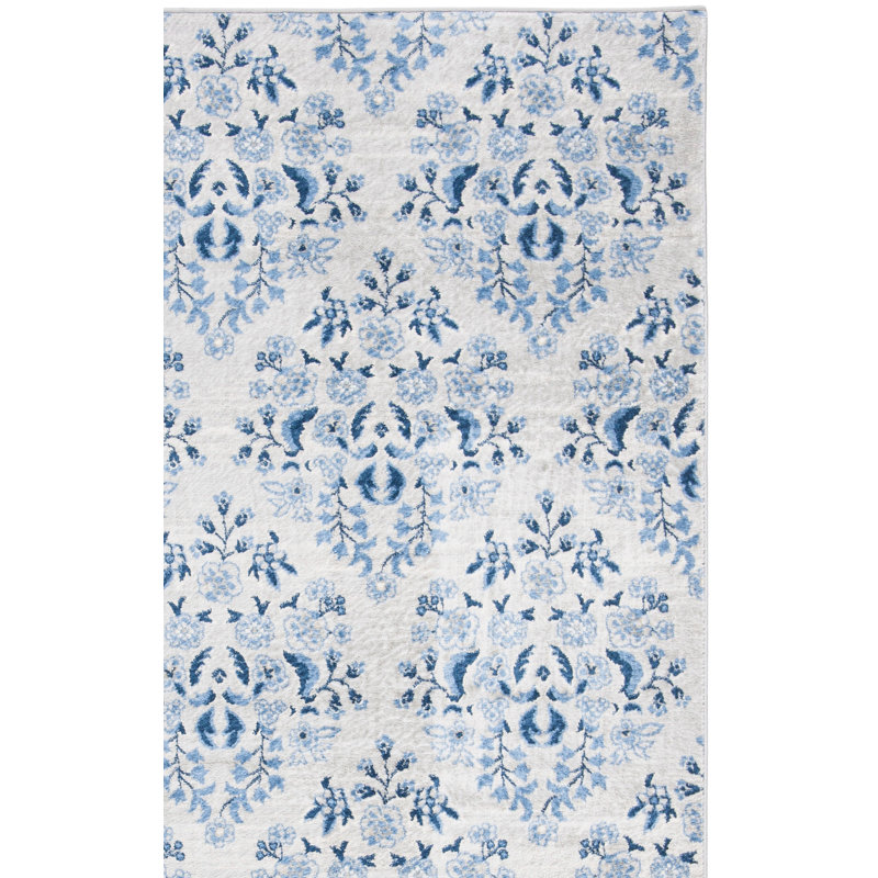 Aguiar Performance Floral Rug, Rectangle 9' x 12'