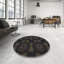 Tapis brun/gris à motifs Vranduk-750748345