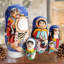 5 Piece Eskimo Matreshka Nesting Doll Set