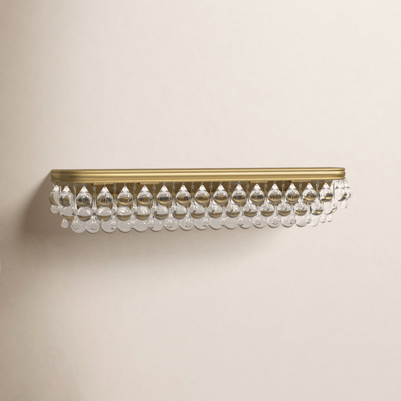 Masel 8-Light Dimmable Vibrant Gold Vanity Light