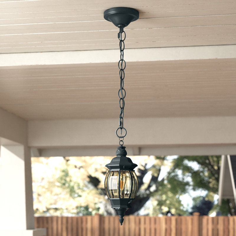 Lanterne suspendue d'extérieur 1 lumière Siclen, rouille