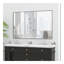 Miroir de salle de bain 48 po x 32 po rectangulaire moderne surdimensionné avec cadre-2014340159