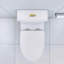 Toilette allongée une pièce - blanc-124934880