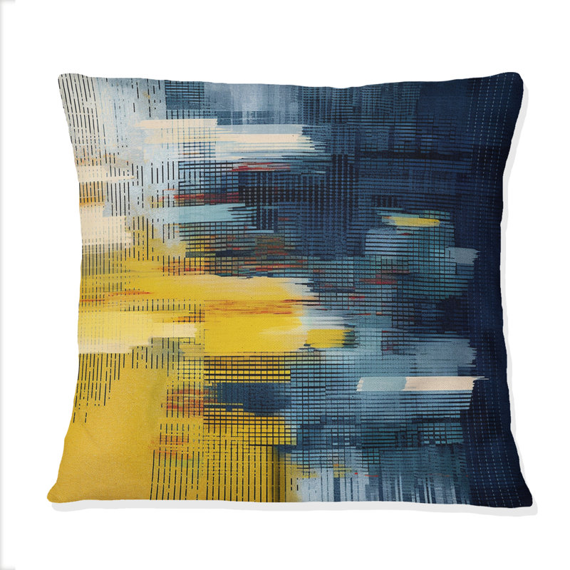 Coussin décoratif Waveform Spectrum Abstract Resonances