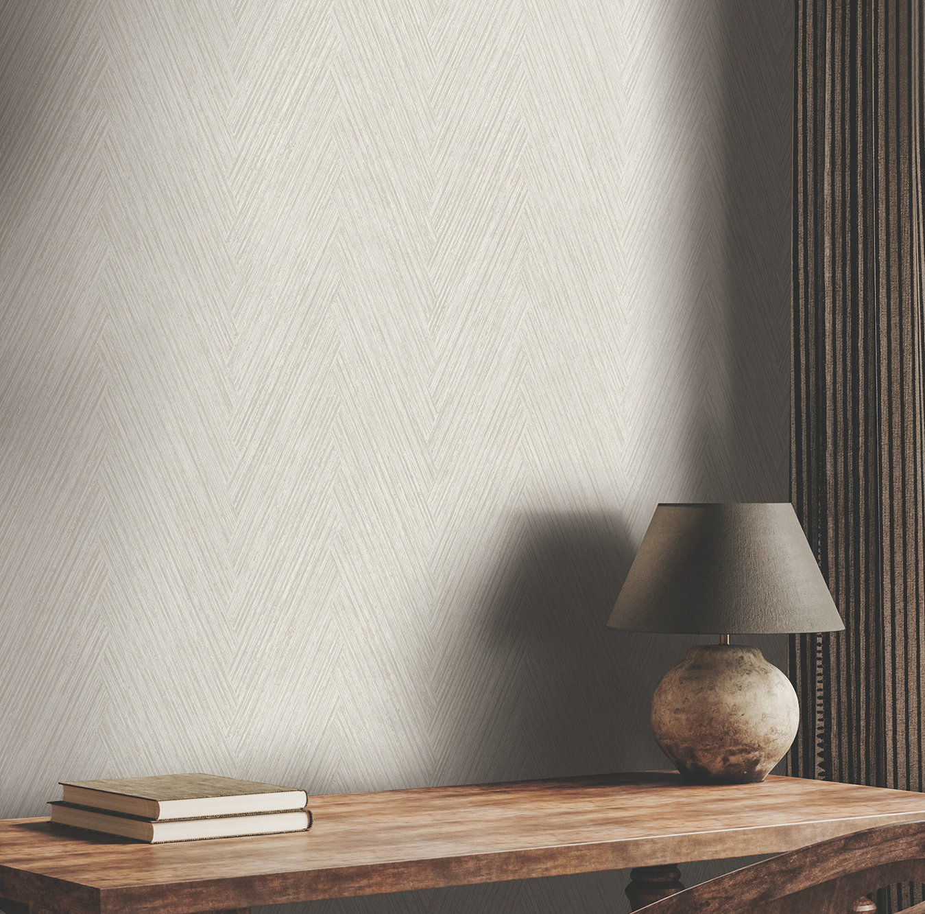 Jan Wallpaper Double Roll, Light Neutral