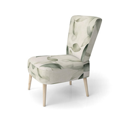 Chaise d'appoint Leaves - Chaise d'appoint douce sauge Leaves III