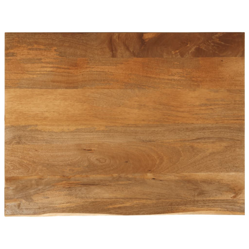Plateau de table en bois de manguier vidaXL, H 1 po x l 35,4 po x P 31,5 po