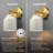 1-Light Matte White Plug-In or Hardwire Wall Sconce with Matte Brass Accents-1316666241