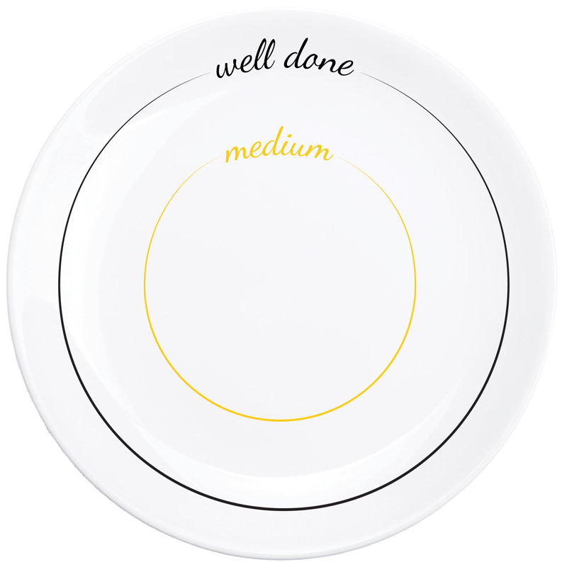 Well Done Dinner Plate