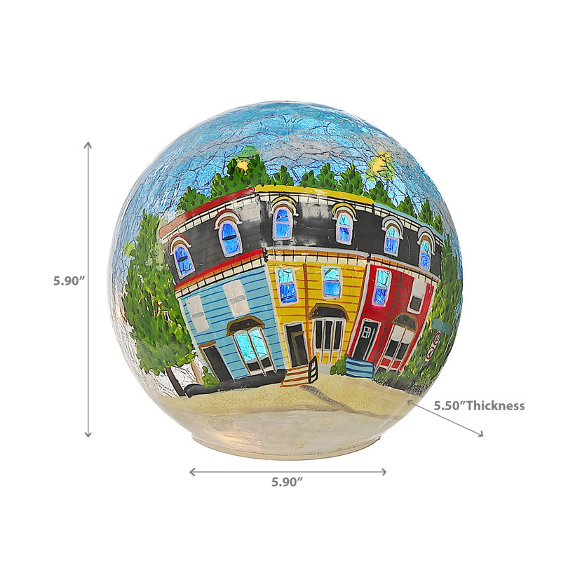 Globe de verre fantaisiste Rowhouse
