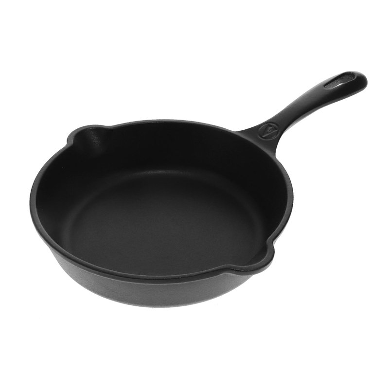 Victoria 8" Cast Iron Frying Pan, 6.25" W