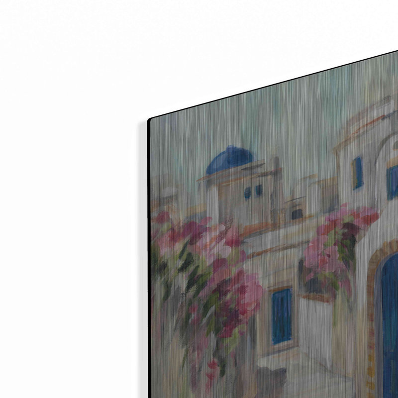 «Santorini Street I» par Silvia Vassileva, H 16 po x l 12 po