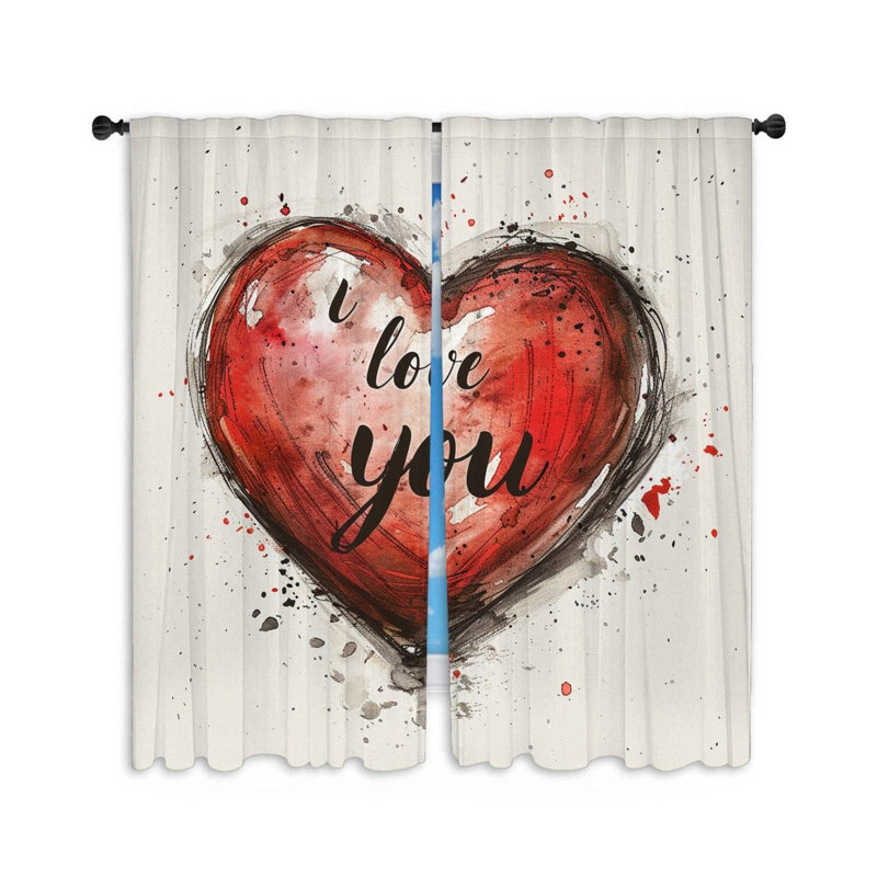 Eftenia Room Darkening Curtain Pair, 40" W x 84" L