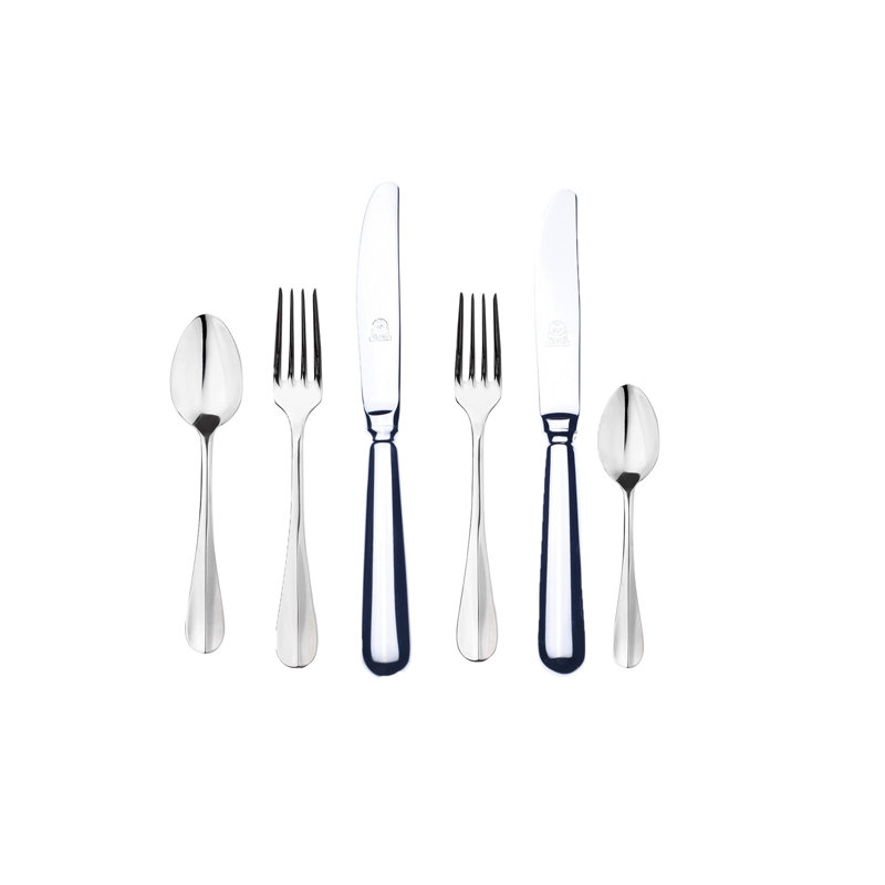 Roma 36 - Piece Stainless Steel Flatware Set - Service for 6