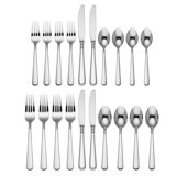 Pearl Platinum 20 Piece 18/10 Stainless Steel Flatware Set, Service for 4
