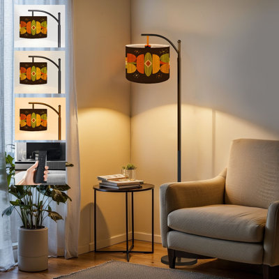  Lampe sur pied Arc Mid Mid Century