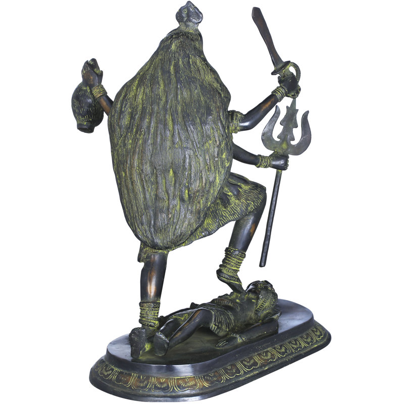 Religious & Spiritual Statue, Black Green