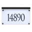 Frosted Crystal LED Lighted Trajan Engraved 1-Line Address Sign-1796774570-1796774571