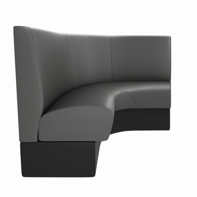 Curved Corner Booth
