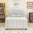 Twin Upholstered Platform Bed with Twin Trundle-1289046880