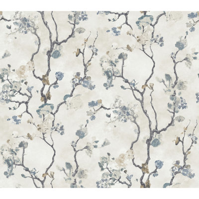 Unpasted Floral Roll