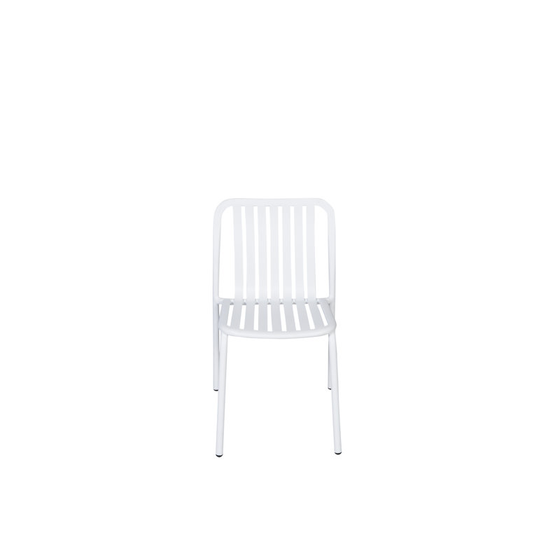 Chaise d'appoint empilable Key West, Blanc