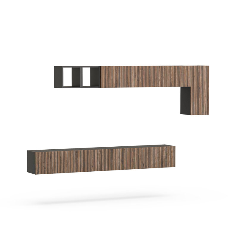 Sofia Entertainment Centre, Black;Brown