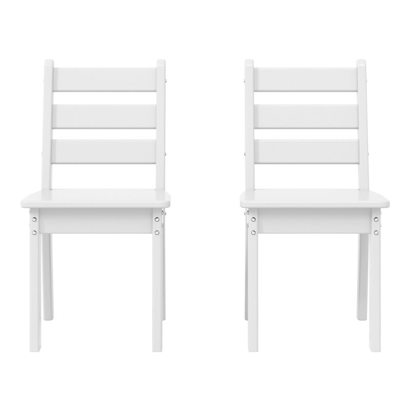 Chaise de salle à manger pour enfants, Blanc