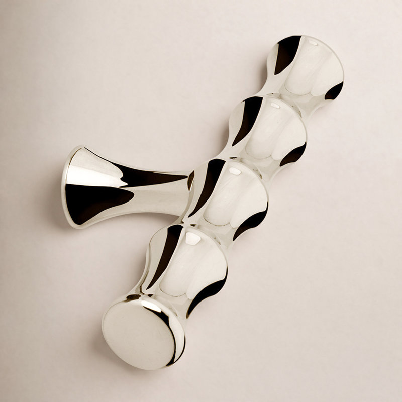 Poignée barre surdimensionnée de 3 9/16 po, H 3,54 po x l 3,51 po x P 3,51 po, Nickel brossé