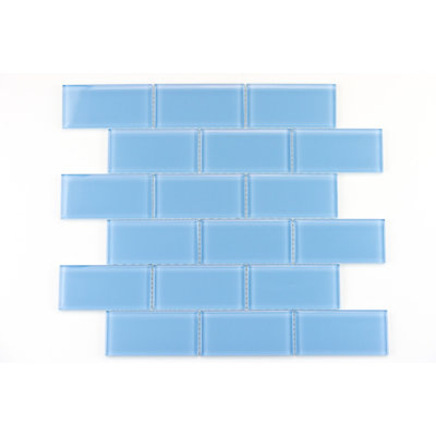 Torch Song 2'' W x 4'' L Glass Tile Mosaic Sheet