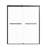 56" - 60" W x 74" H Double Sliding Frameless Shower Door  with 5/16"(8mm) Explosion-Proof Clear Tempered Glass-114882498