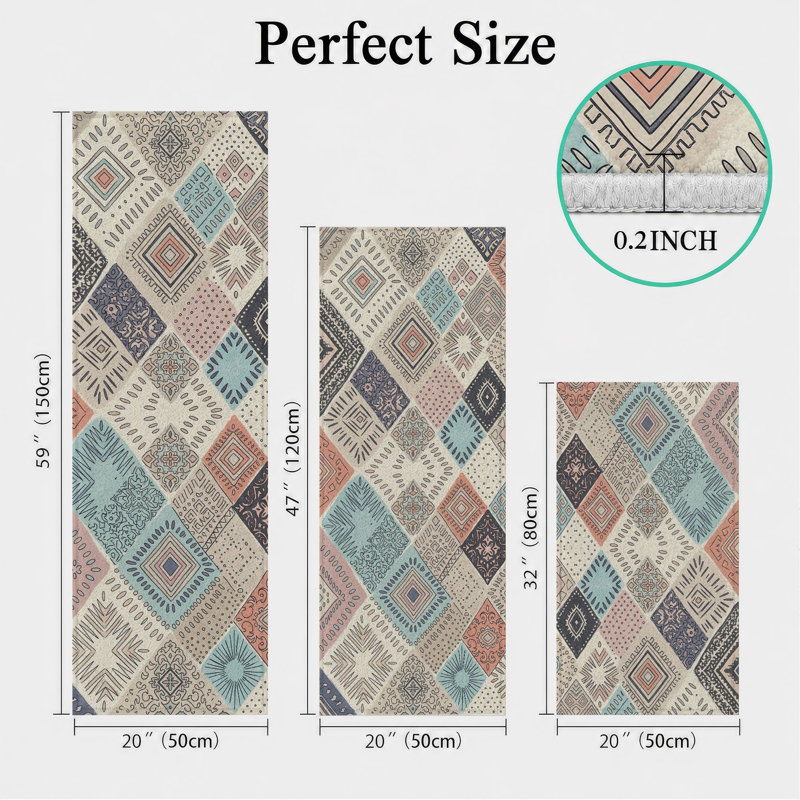 Tapis de cuisine Patchwork