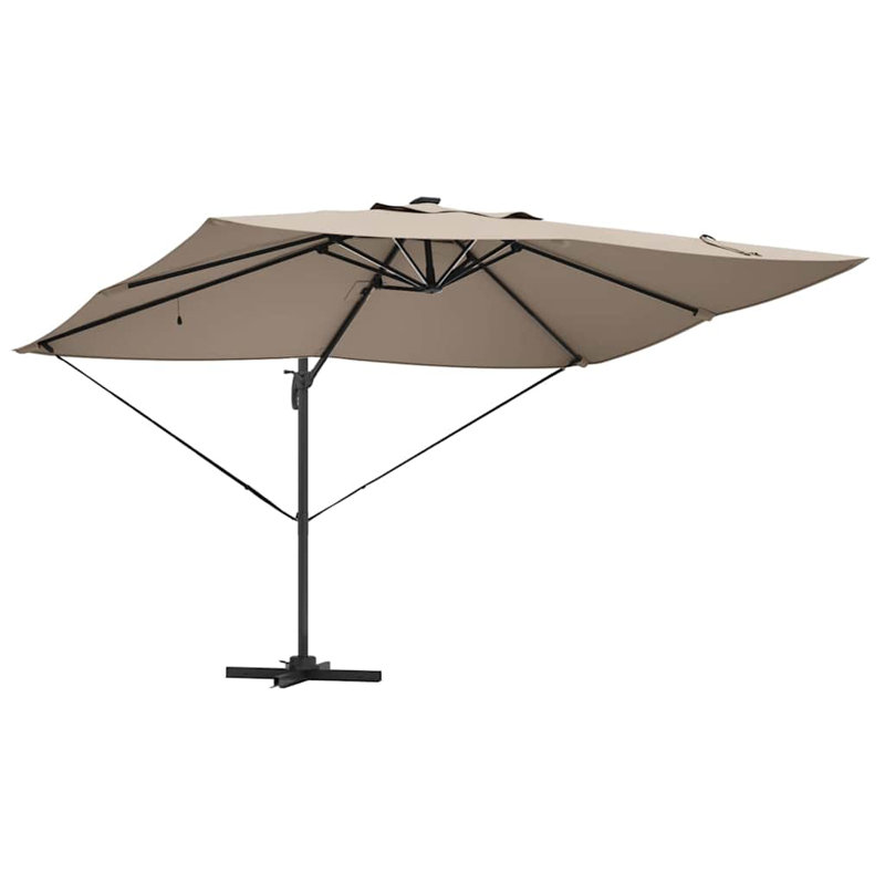 Cantilever Parasol, 265cm H x 251cm W x 251cm D, Taupe