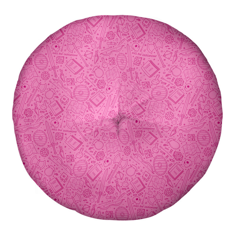 Coussin de sol Katelyn Elizabeth, 26 po x 26 po, Rose