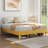 Multi-sized Wooden Platform Bed Frame with Sturdy Slat Support-1063669418-1063669415