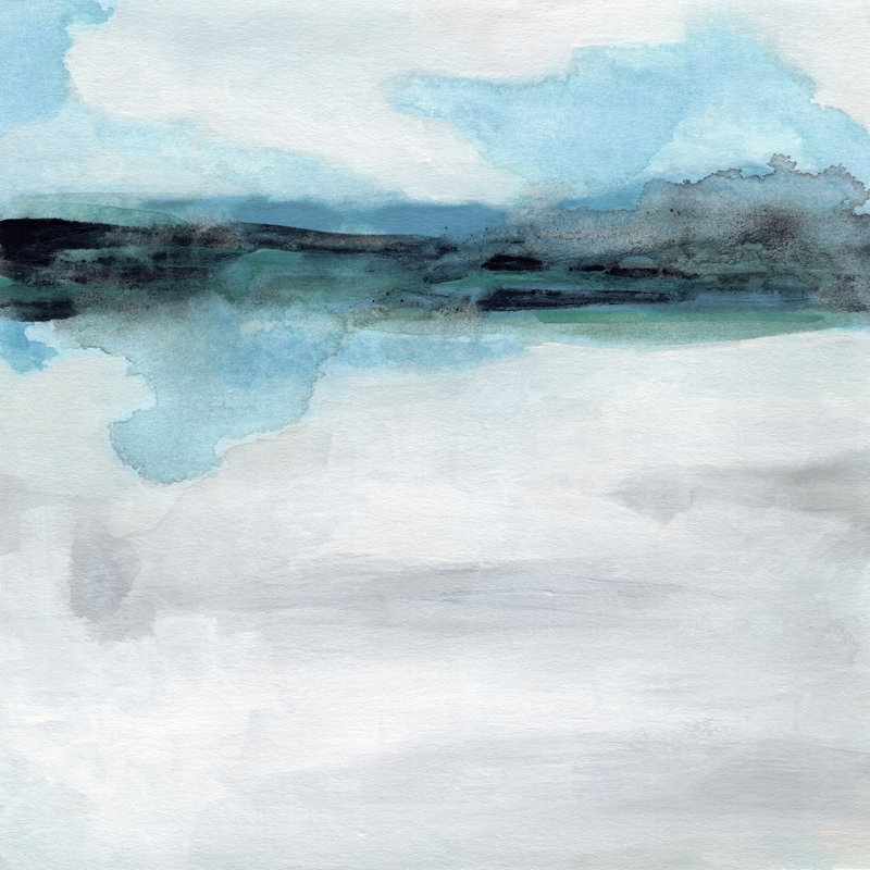 Coastline Mirage II by June Erica Vess - Wrapped Canvas Painting, 51cm H x 51cm W x 3.8cm D