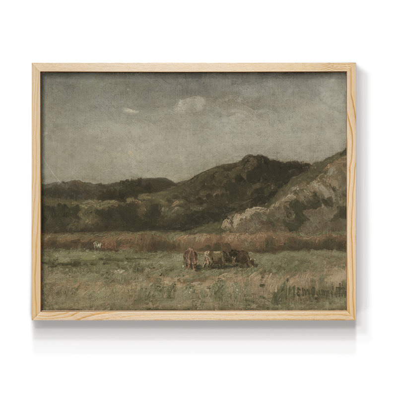 Paysages rétro-DCCXIX - reproduction encadrée, H 8 po x l 10 po, Naturel
