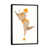 Black Floater Framed