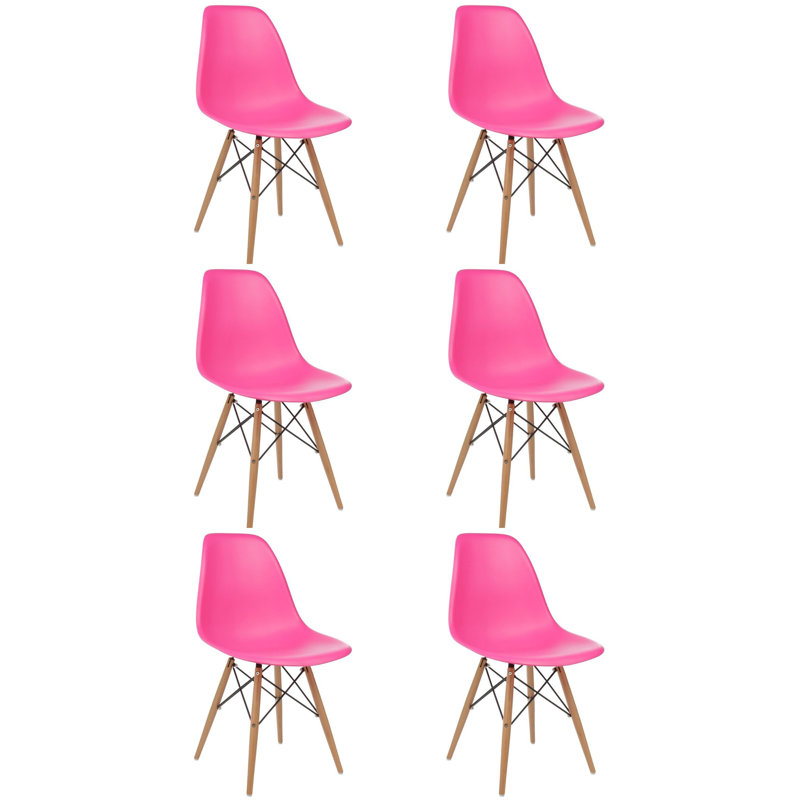 Chaise d'appoint Custer, Rose, 6