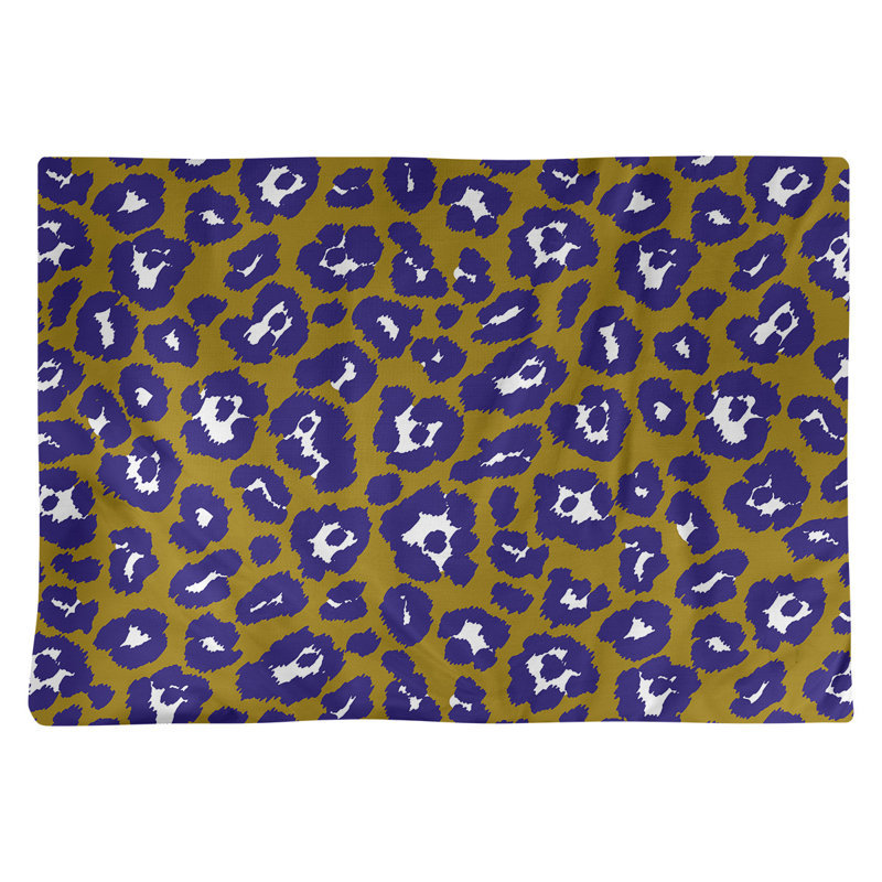 Napperon 18 "Baltimore football, Or métallique / blanc / mauve, polyester