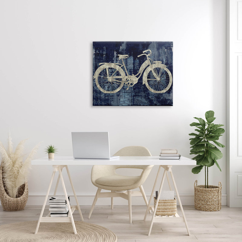 Art mural sur toile en forme de brosse rustique par Amanda Wade, H 30 po x l 40 po x P 1,5 po, Toile tendue