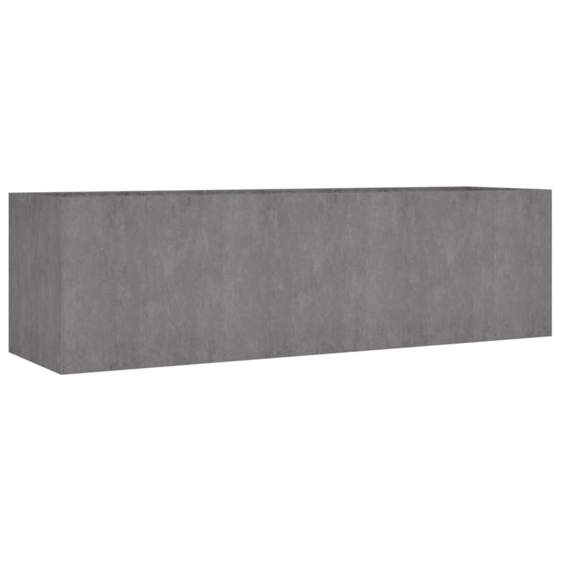 Lit de jardin surélevé en acier Najrana Corten, H 31,5 po x l 110,2 po x P 31,5 po