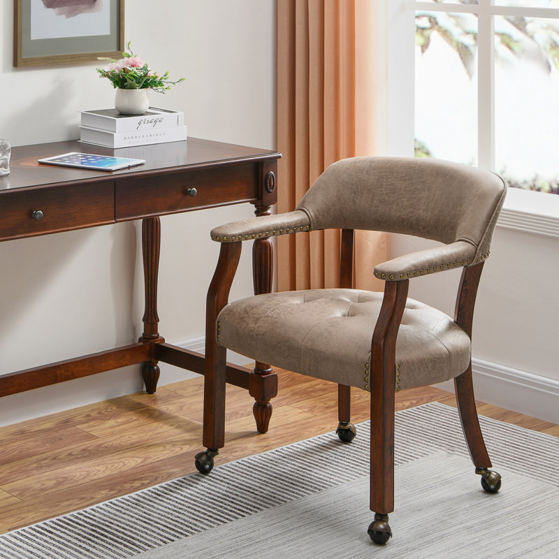 Bentley 35.5cm H Upholstered Armchair, 1, Brown